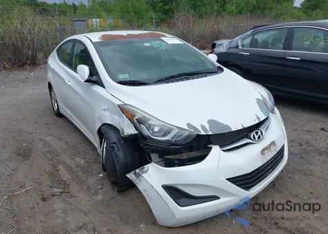 2015 Hyundai Elantra Se z USA, uszkodzony, nr VIN 5NPDH4AE2FH592038